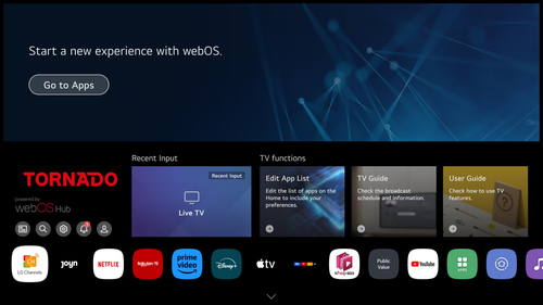 TORNADO 50US4301X | 50” 4K Frameless WebOS Smart TV with Voice Remote – image 2