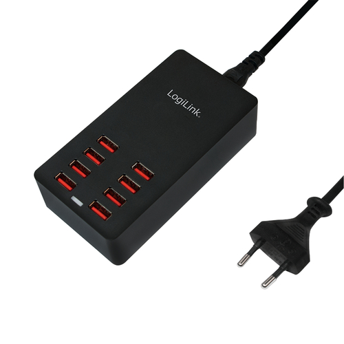 LogiLink PA0140 mobile device charger Universal Black AC Indoor