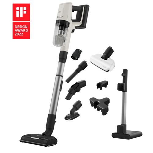 AEG AP81HB25SH Вертикальный пылесос Battery Cухой Без мешка 0,4 L Белый 2,5 Ah