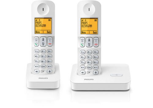 Philips B3802W/38 telephone DECT telephone Caller ID White – image 2