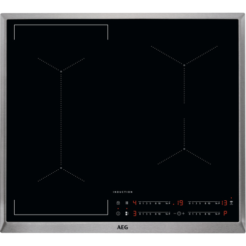 AEG IKS644EXB Black, Stainless steel Built-in