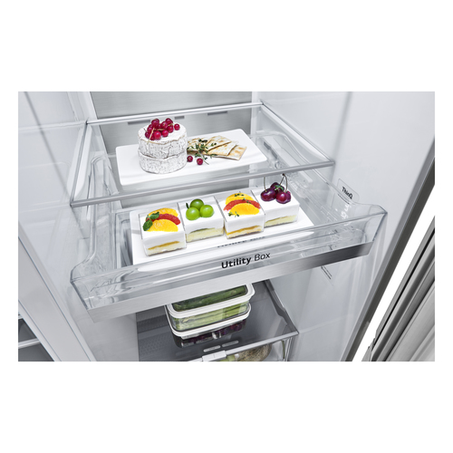 LG InstaView™ ThinQ™ GSQV90PZAE American Fridge Freezer – image 7