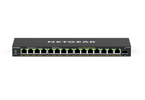 GS316EPP-100NAS Netgear 16-Port High-Power PoE+ Gigabit Ethernet Plus Switch (231W) with 1 SFP Port GS316EPP-100NAS UPC 606449154382