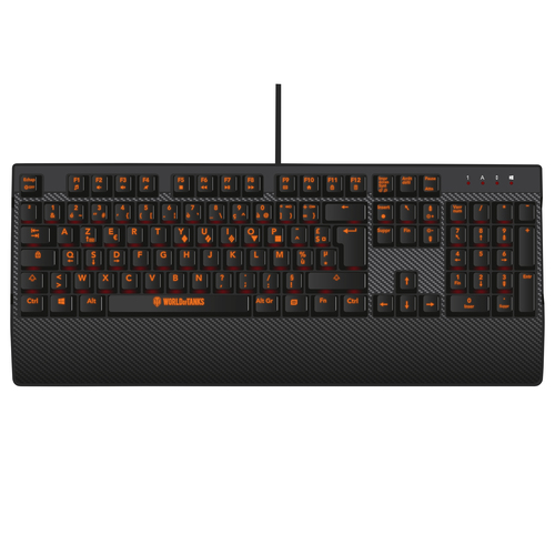 Konix K-70 keyboard Gaming USB AZERTY French Black
