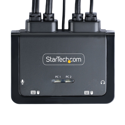 StarTech.com 2-Port Hybrid USB-C HDMI Cable KVM Switch, 4K 60Hz, Compact KVM with 6ft1.8m USB-AHDMIAudio & 4ft1.2m USB-C Integrated Host Cables, Bus, afbeelding 7