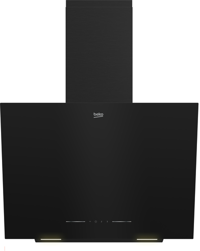 Beko BHCA62442BBH cooker hood Wall-mounted Black 408 m³/h