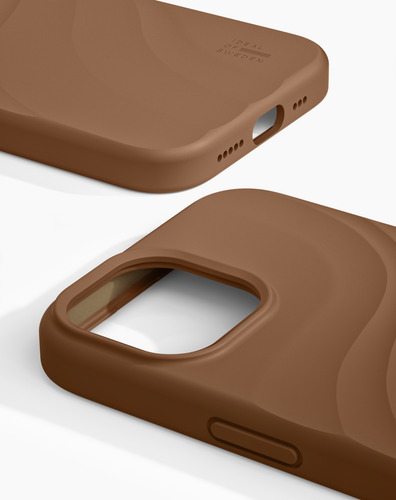 iDeal of Sweden Soft Swirl Silicone Case MagSafe iPhone 13 / 14 / 15 / 16e / 17e Salted Caramel – image 2