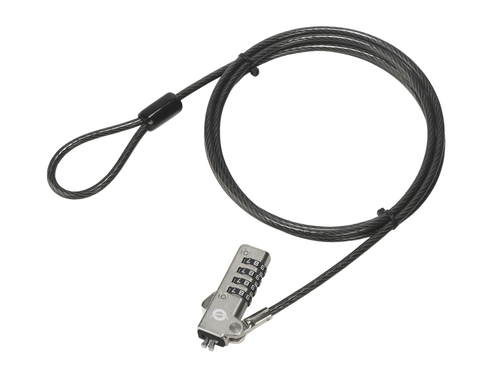Conceptronic CUSTODIO01BW kabellås Sort 1,8 m