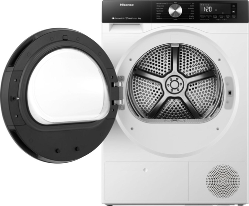 Hisense DH3S802BW3 8kg 3S Series Heat Pump Condenser Tumble Dryer - White - image 6