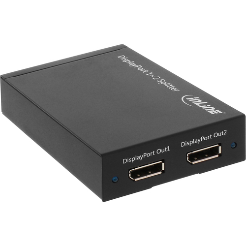 InLine DisplayPort 2 Port Splitter to connect two DisplayPort devices