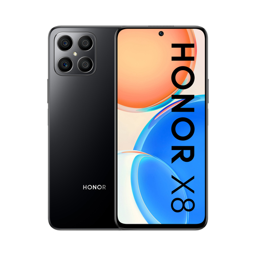 Honor X8 17 cm (6.7") Две SIM-карты Android 11 4G USB Type-C 6 GB 128 GB 4000 mAh Черный