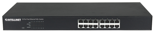 Intellinet 16-Port Fast Ethernet PoE+ Switch, 16 x PoE IEEE 802.3at/af Power-over-Ethernet (PoE+/PoE) ports, Endspan – image 3