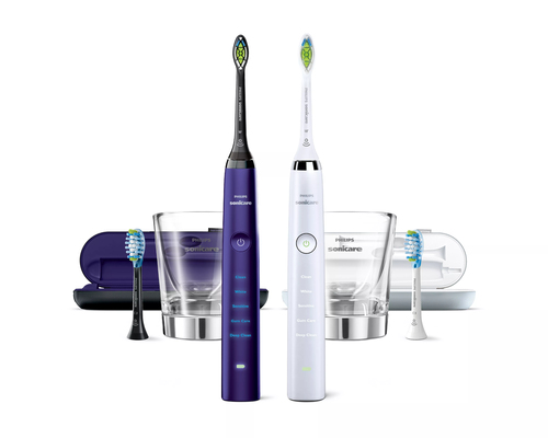 Philips Sonicare DiamondClean HX9354/22 electric toothbrush Adult Sonic toothbrush Violet, White