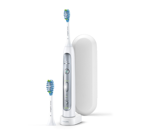 Philips Sonicare FlexCare Platinum HX9182/18 electric toothbrush Adult Sonic toothbrush Grey, Platinum – image 2