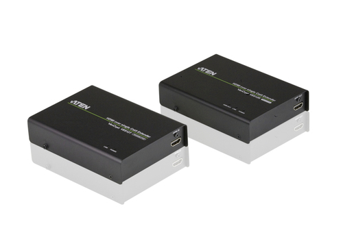 ATEN VE812-AT-G AV extender AV transmitter & receiver Black