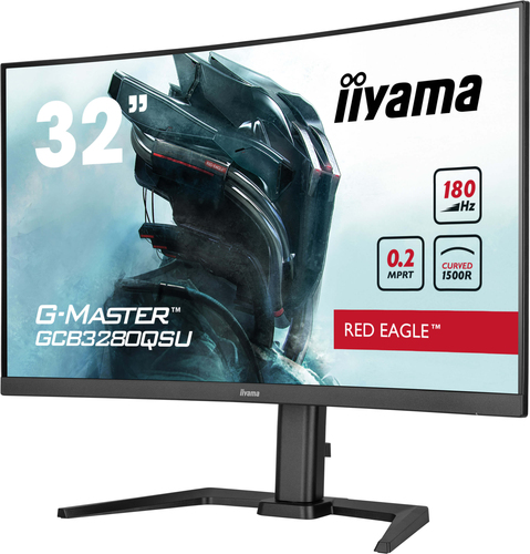 iiyama G-Master Red Eagle GCB3280QSU-B2 31.5'' Curved gaming monitor, afbeelding 3