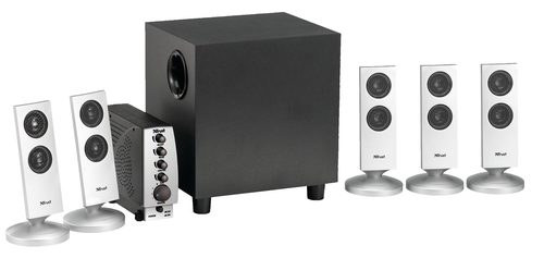 Trust 5.1 Surround Speaker Set SP-6300P garso kolonėlių komplektas 33 W 5.1 kanalai 5 W