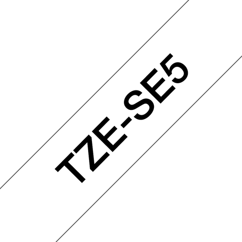 Brother P-Touch TZe Security Tape 24mm x 8m Black on White TZESE5 - image 2