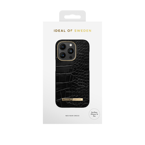 iDeal of Sweden Atelier Case iPhone 14 Pro Neo Noir Croco – image 2