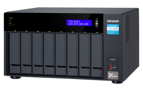 QNAP TVS-872X NAS Tower Intel® Core™ i3 – image 5