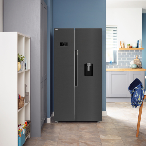 Beko ASD2442VPZ Freestanding American Style Fridge Freezer with HarvestFreshTM – image 4