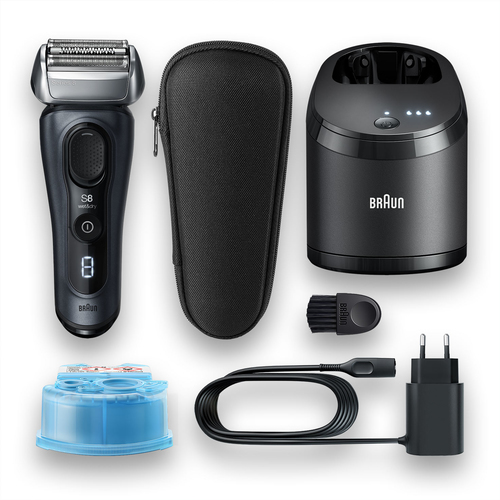 Braun Series 8 8463cc Сеточная бритва Триммер Серый