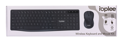 IOPLEE 291G keyboard Mouse included Universal RF Wireless QWERTY Italian Black – image 8