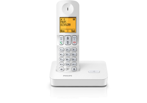 Philips D4001W/96 telephone DECT telephone Caller ID White – image 2