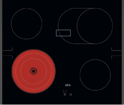 AEG TA64RA07FB Черный Встроенный 60 cm Плита с зонами индукции 4 зона(ы)