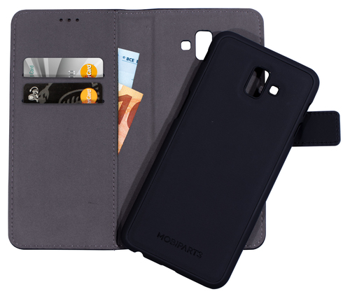 Mobiparts 2 in 1 Premium Wallet Case Samsung Galaxy J6 Plus (2018) Black