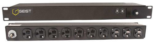 Vertiv Geist SPN104-1025TL power distribution unit (PDU) 10 AC outlet(s) 0U Black