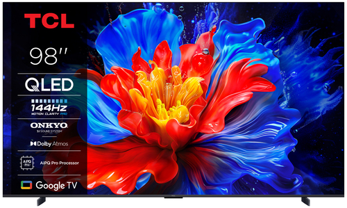 TCL P89K 98P89K TV 2.49 m (98") 4K Ultra HD Smart TV Wi-Fi Metallic 450 cd/m²