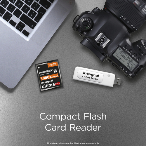 Integral USB 2.0 CARD READER SINGLE SLOT COMPACT FLASH ETAIL – image 7