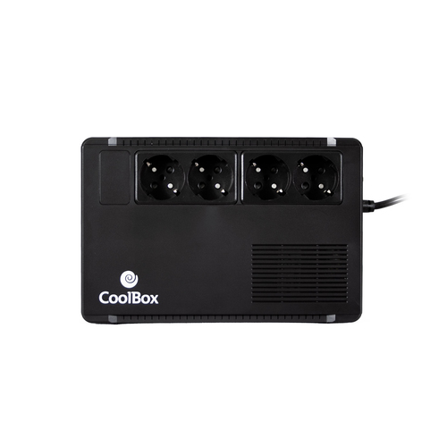 CoolBox SAI SCUDO 800 источник бесперебойного питания Интерактивная 0,8 kVA 480 W 4 розетка(и)