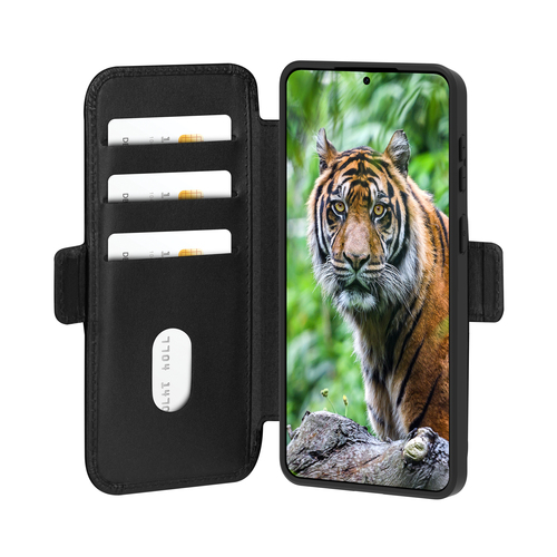 DBramante1928 Copenhagen Slim Samsung Galaxy S26 Book Case Leer Zwart, afbeelding 2