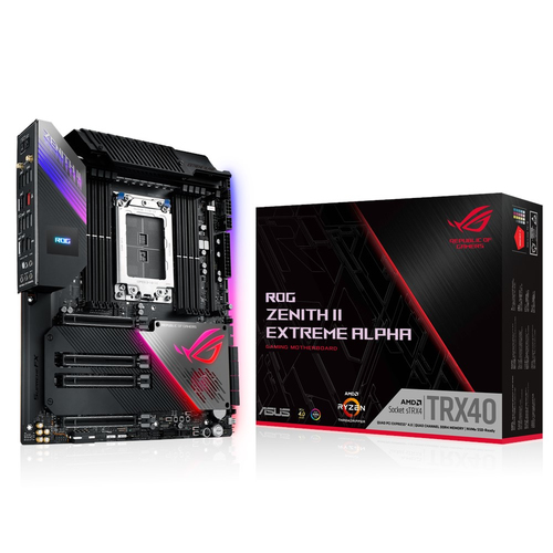 ASUS ROG Zenith II Extreme Alpha AMD TRX40 Socket sTRX4 Расширенный ATX