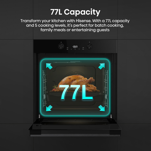 Hisense Hi4 BlackLine BI64223ADBGUK Electric Steam Oven - Black - image 6