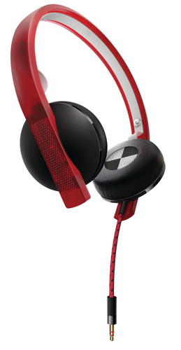 Philips SHO4200RW/28 headphones/headset Wired Head-band Black, Red