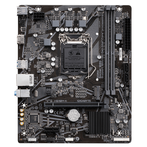 GIGABYTE H510M K 1.0 материнская плата Intel B560 Express LGA 1200 (Socket H5) Микро ATX