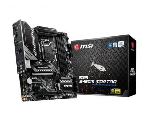 MSI MAG B460M MORTAR материнская плата Intel B460 LGA 1200 (Socket H5) Микро ATX