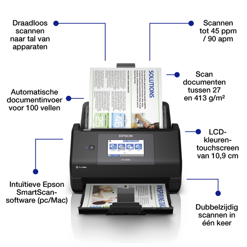 Epson WorkForce ES-590W Paginascanner 600 x 600 DPI A4 Zwart, afbeelding 4