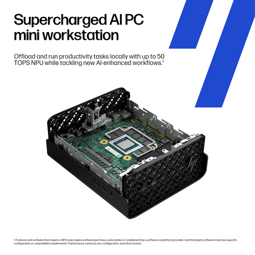 HP Z2 Mini G1a Amd Ryzen AI Max+ Pro 395 64GB RAM 1TB SSD Windows 11 Pro Workstation PC - image 6