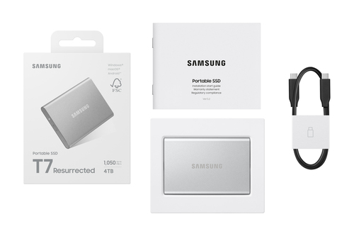 Samsung T7 Resurrected Portable SSD 4TB, afbeelding 10