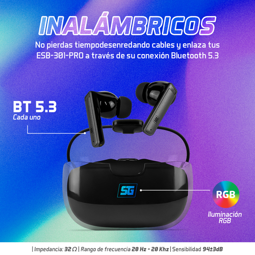 Audífonos VORAGO ESB-301-PRO