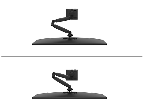 Neomounts DS60-600BL1 Brazo de monitor 10-32" - Quick-fix - Tope-a-180°