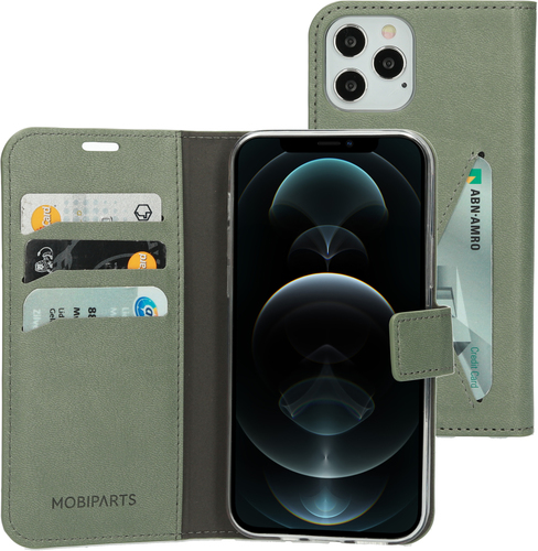 Mobiparts Classic Wallet Case Apple iPhone 12/12 Pro Stone Green – image 2