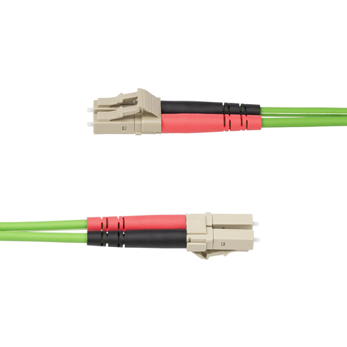 StarTech.com 25m (82ft) LC to LC (UPC) OM5 Multimode Fiber Optic Cable, 50125µm Duplex LOMMF Zipcord, VCSEL, 40G100G, Bend Insensitive, Low Insertion, afbeelding 3