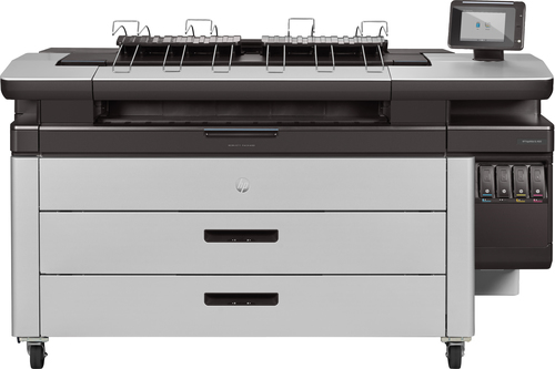 HP PageWide XL 4600 40-in Printer with Top Stacker