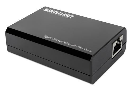 INTELLINET Gigabit Ultra PoE-Splitter met USB-C-uitgang 45W