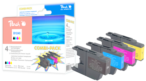 Peach 316322 ink cartridge 4 pc(s) Black, Cyan, Magenta, Yellow